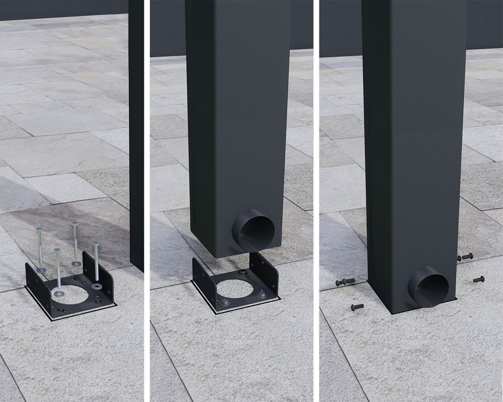 Altantak Stockholm 3.4X9.5 - Grå Altantak Stockholm 3.4X9.5 - Grå